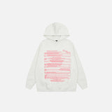 Piano Notes Print Hoodie