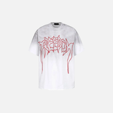Y2K Retro Letter Embroidered Tie Dye Cotton T-Shirt