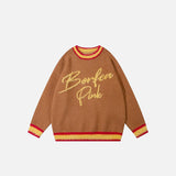 Y2k Loose Knitted Sweater