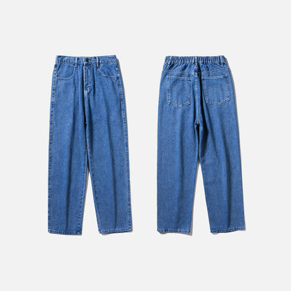 Wide-leg Baggy Denim Pants