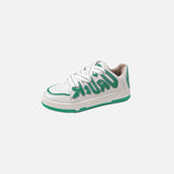 Vintage Letter Print Shoes