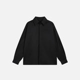 Casual Loose Solid Color Shirt