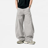 Washed Baggy Mid Waist Jeans