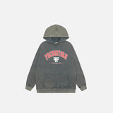 Focus Letter Embroidery Hoodie