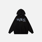 Letter Print Oversized Hoodie