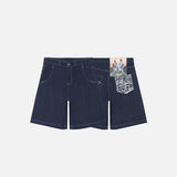 Embroidery Pockets Oversized Jorts