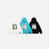 Love You Graphic Print Hoodie