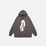 Y2k Loose Portrait Hoodie