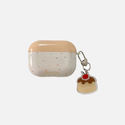 Front view of the yellow Patterned AirPods Cases