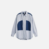 Patchwork Long-sleeved Shirt