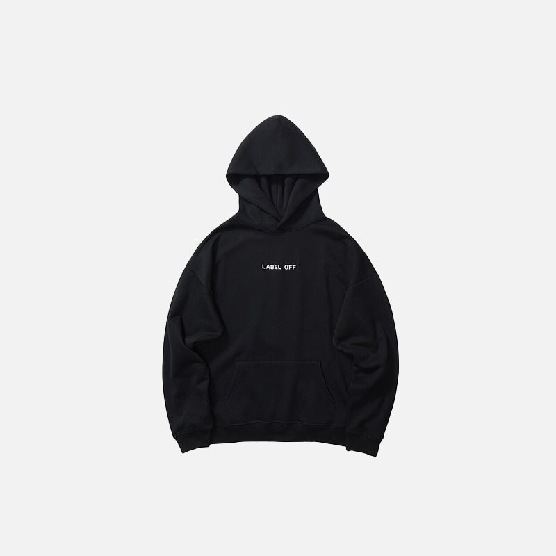 "Life is good" Earth Print Hoodie