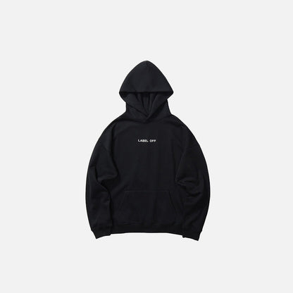 "Life is good" Earth Print Hoodie