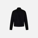 Streetwear Unique Deconstructed Black Denim Jacket
