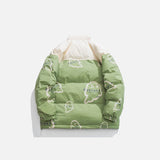Y2K Ghost Graphic Padded Jacket