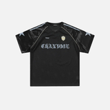 Streetwear Oversize Letter Star Graphic Sport T-Shirt