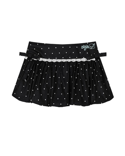 Polka Dot Mini Skirt