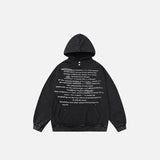 Fashion Poetry Washed Hoodie