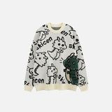 Dragon Graphic Printed Sweater