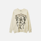 Happy Skeletons Knitted Sweater