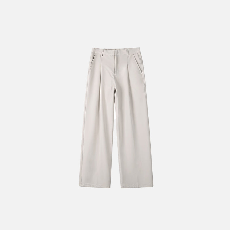 Loose Straight High Rise Pants