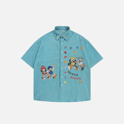 Washed Loose Oversized Shirt