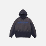 Vintage Washed Zip-up Hoodie