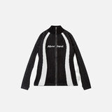 Y2k Zip-up Loose Sweater