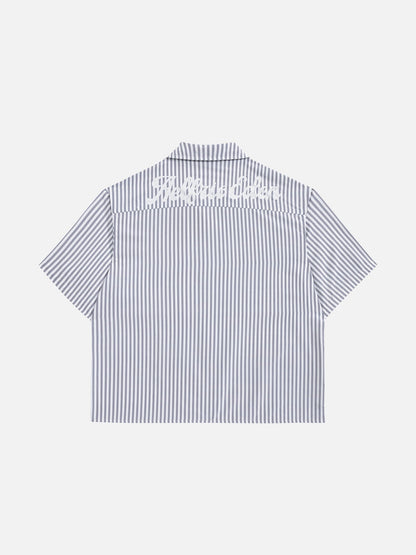 Boxy Racing Patch Short Sleeve Shirt