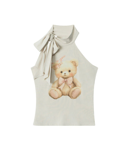 Teddy Bear Halter Top