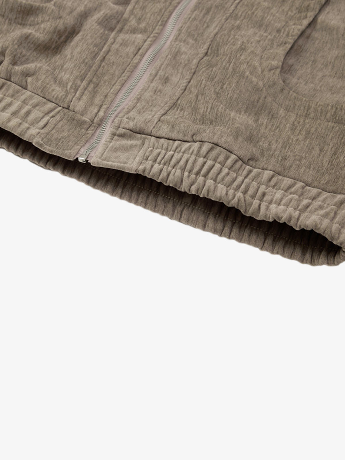 Oversized Pocket Color Block Faux Leather Lapel Jacket; Khaki / S, Khaki / M, Khaki / L, Khaki / XL