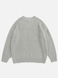 Mink Hair Rabbit Print Sweater