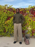Premium Korean Pleated Belt Design Suit Pants