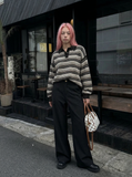 Knitwear Y2K Polo Sweater