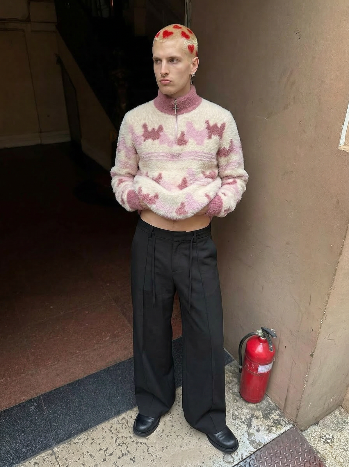 American Style Super Wide Leg Suit Pants