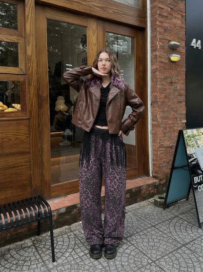 Leopard StreetWare Print Paratrooper Pants