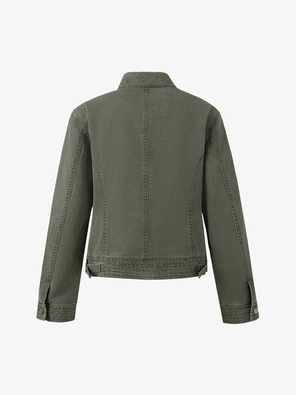 Military Napoleon Button Slim Jacket; Army Green / S, Army Green / M, Army Green / L, Army Green / XL