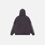 Y2K Vintage Star Embroidered Hooded Sweatshirt