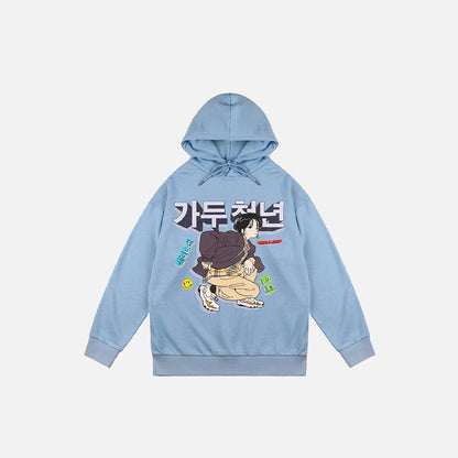 Be Fearless Anime Girl Hoodie
