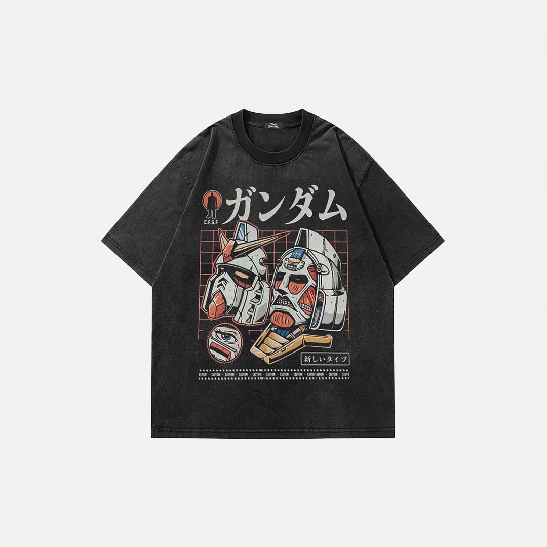Anime Graphic Robotic T-shirt