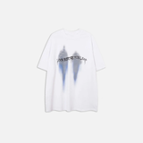 Graphic Oversized Shadow Printed Punk T-Shirt