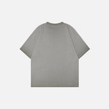 Vintage Gradient Print Short Sleeve T-Shirt