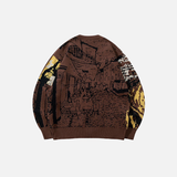 Lightweight Oversized Vintage Knit Classic Cardigan