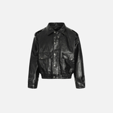 Durable Casual Motorcycle PU Leather Jacket
