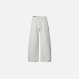 Oversized Gray Wide Leg Joggers Pants
