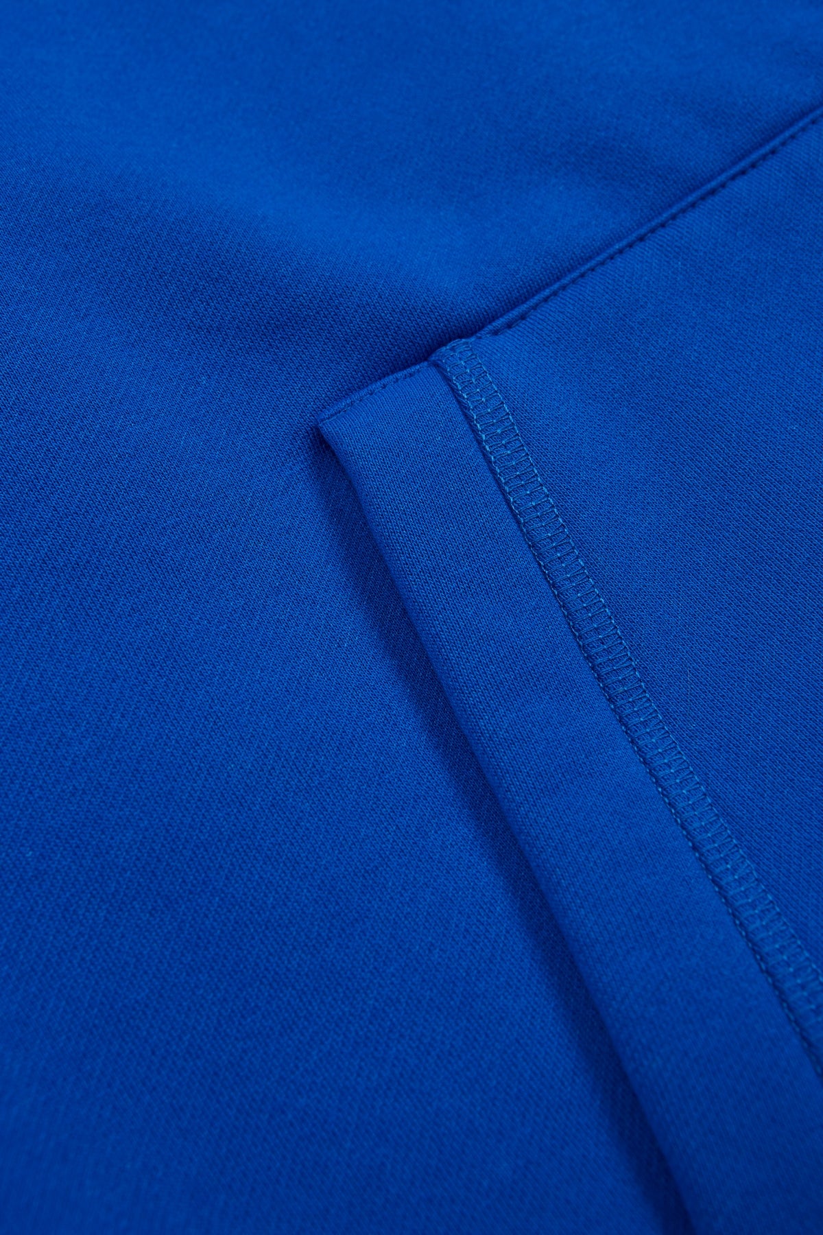 Blue explorer hoodie sleeve