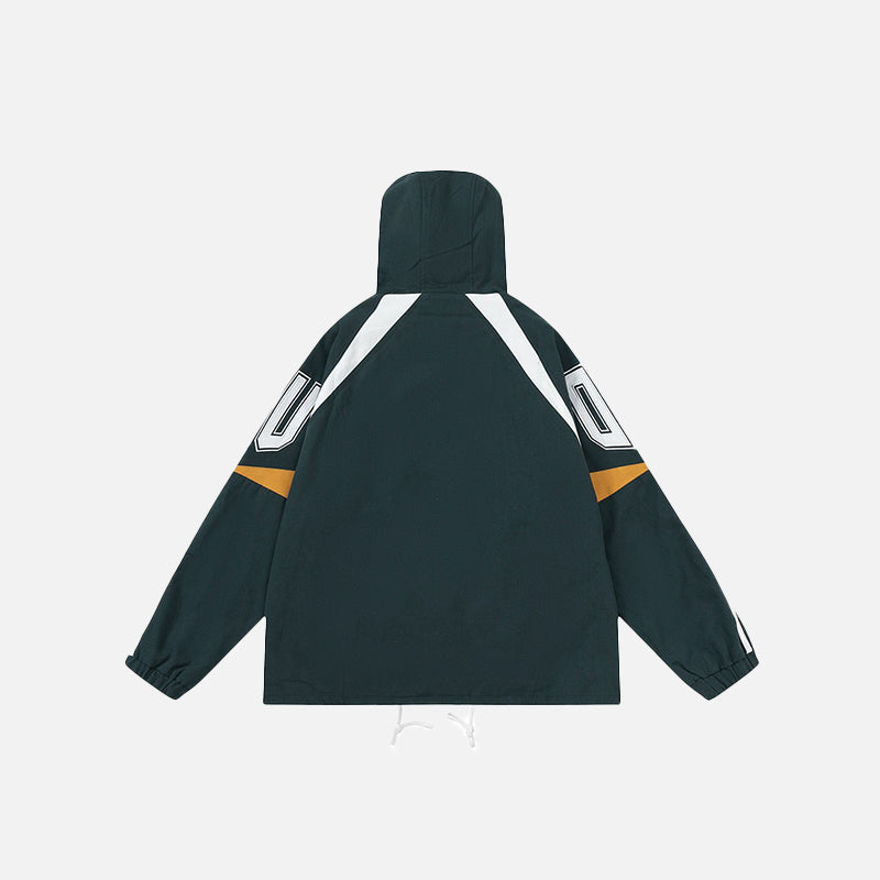 Zip-up Hooded Jacket