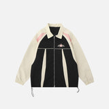Retro Embroidery Striped Jacket