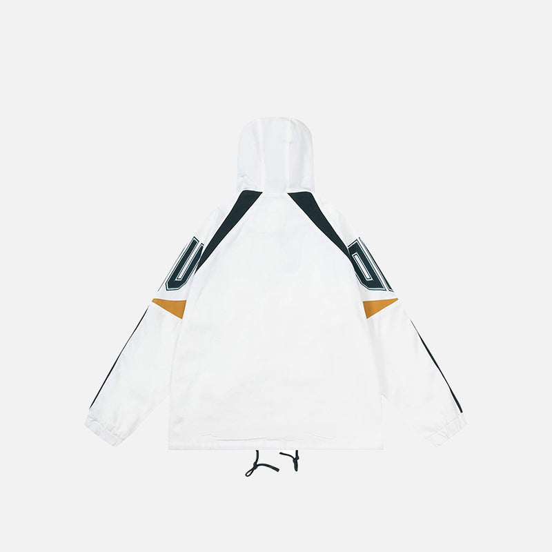 Zip-up Hooded Jacket