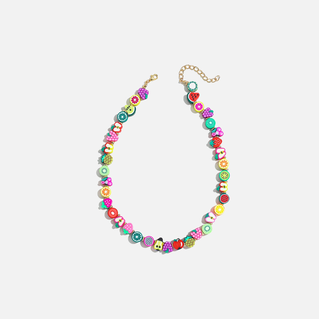 Beaded Rectangular Necklace