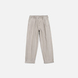 Washed Straight Mid-Waist Pants